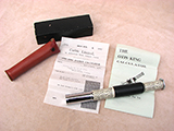 1960's Otis King Model L type C cylindrical slide rule with original purchase receipt